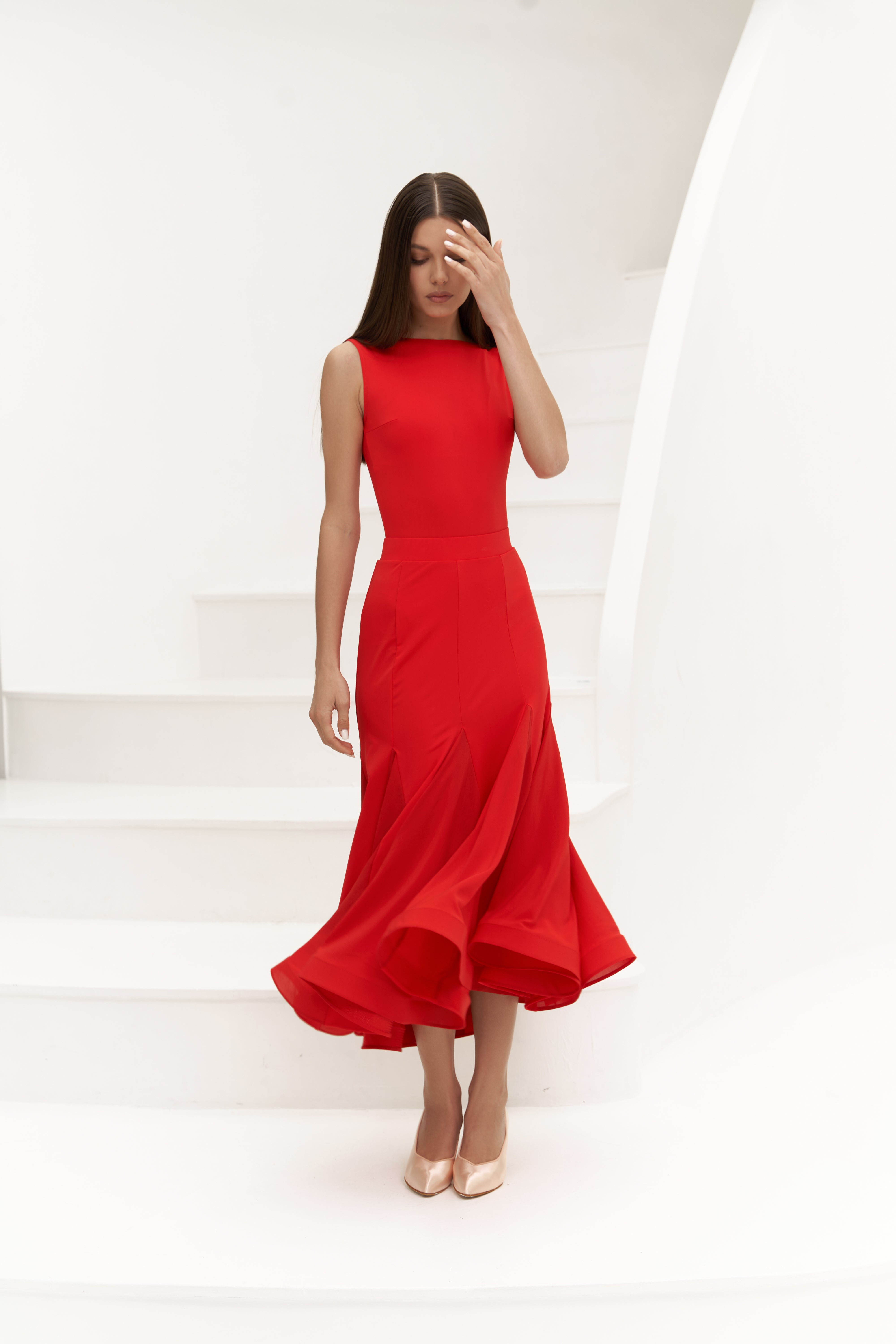 Skirt «Rikki» Red