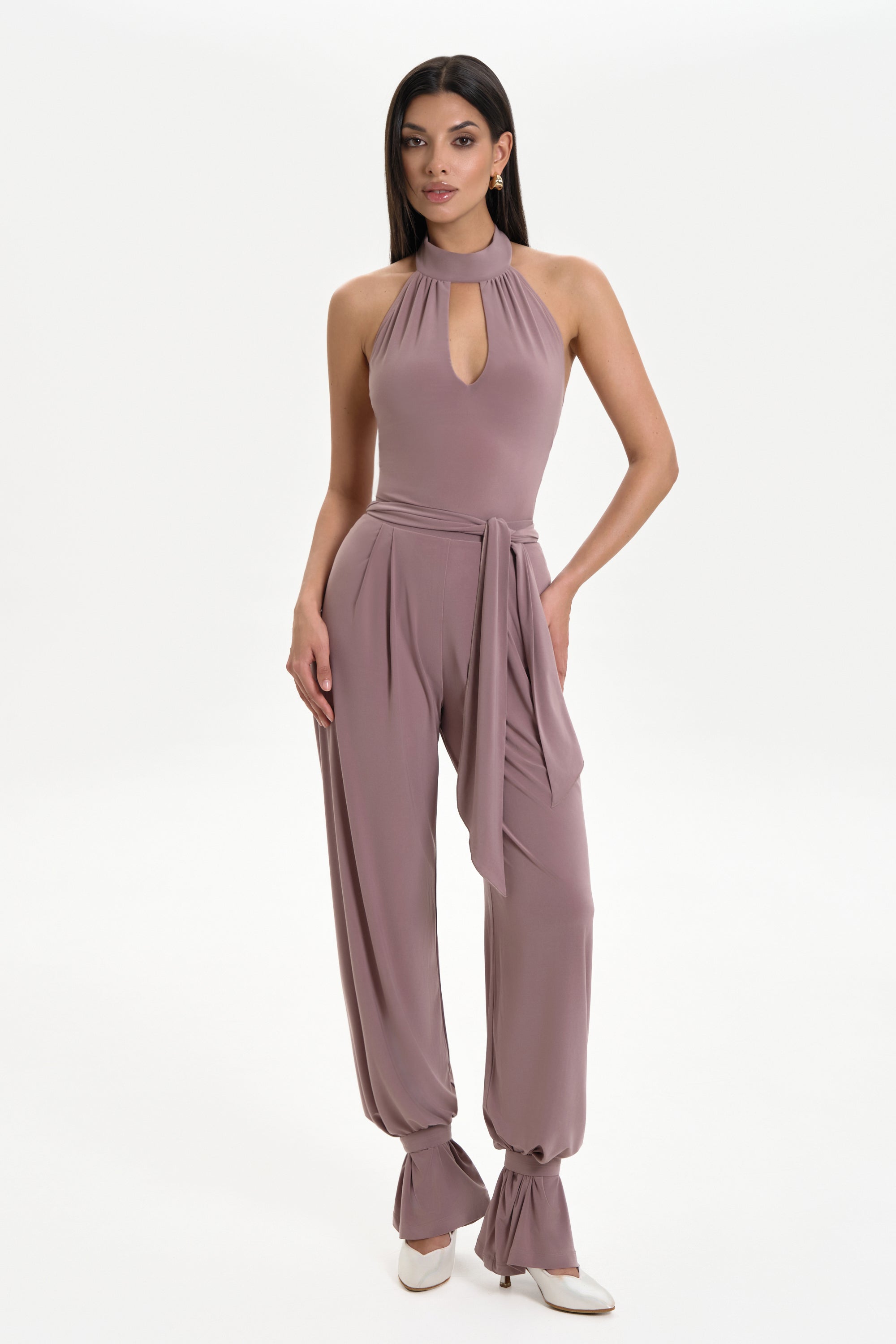 Blush ankle straps for trousers
